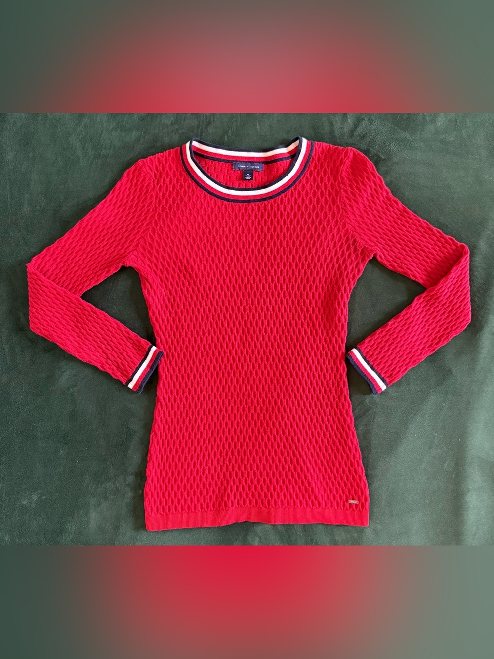 Tommy‎ Hilfiger Red Sweater